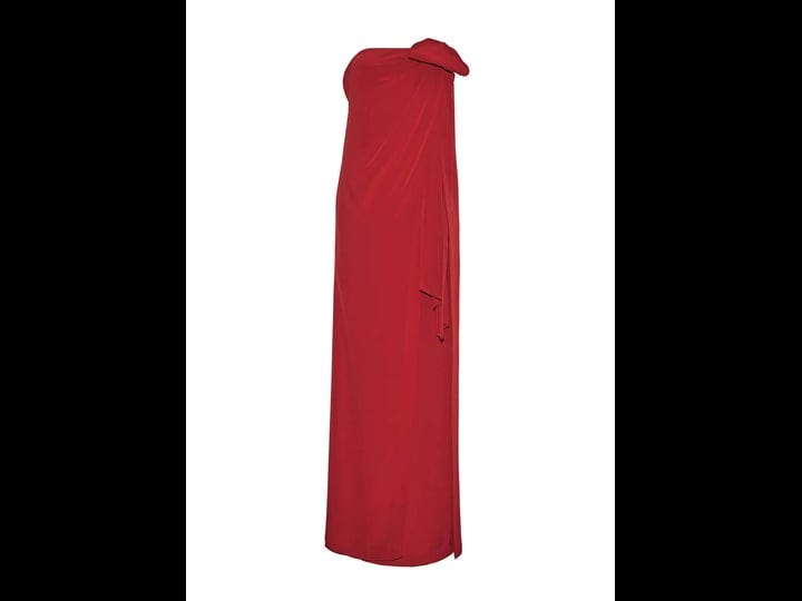 adam-lippes-womens-strapless-silk-crepe-bow-gown-vermilion-size-3