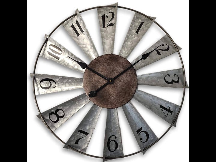mrocioa-24inch-windmill-distressed-metal-wall-clocks-rustic-large-decorative-clock-oversized-farmhou-1