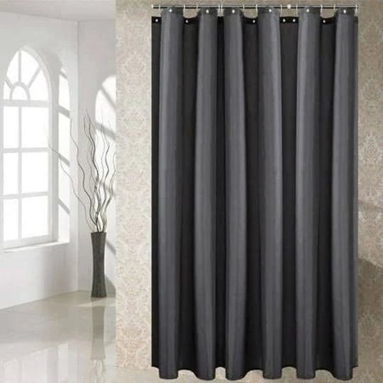 bathroom-shower-curtain-liner-solid-polyester-fabric-hotel-quality-machine-washable-waterproof-showe-1