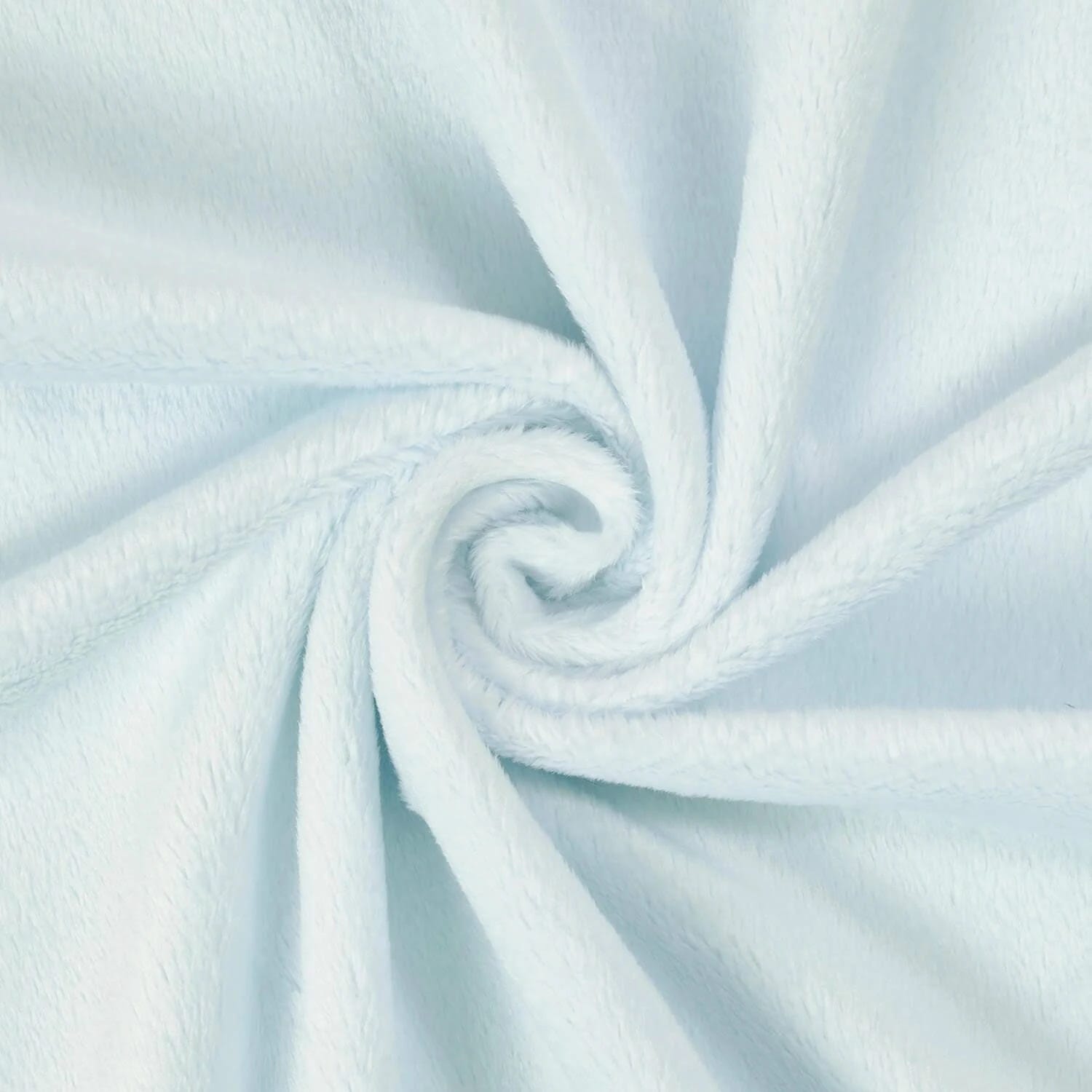 Smooth Light Blue Minky Fabric: Versatile and Available in Many Colors | Image