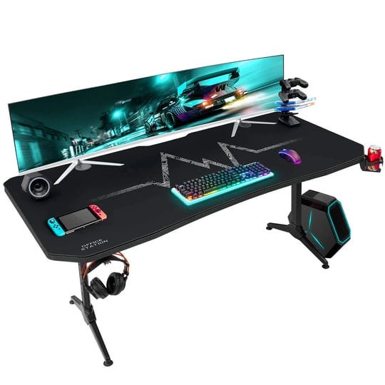 furmax-gaming-desk-t-shaped-pc-computer-table-with-carbon-fiber-surface-free-mouse-pad-home-office-d-1