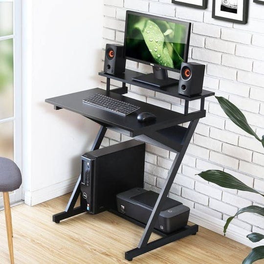 27-inch-computer-desk-for-small-spaces-small-desk-with-monitor-shelf-bottom-storage-shelves-unique-z-1