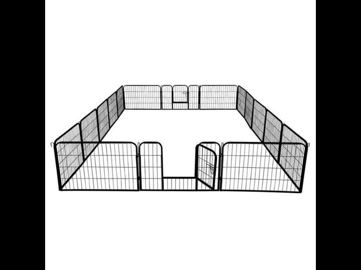 bestpet-dog-pen-extra-large-indoor-outdoor-dog-fence-playpen-heavy-duty-16-8-panels-24-32-40-inches--1