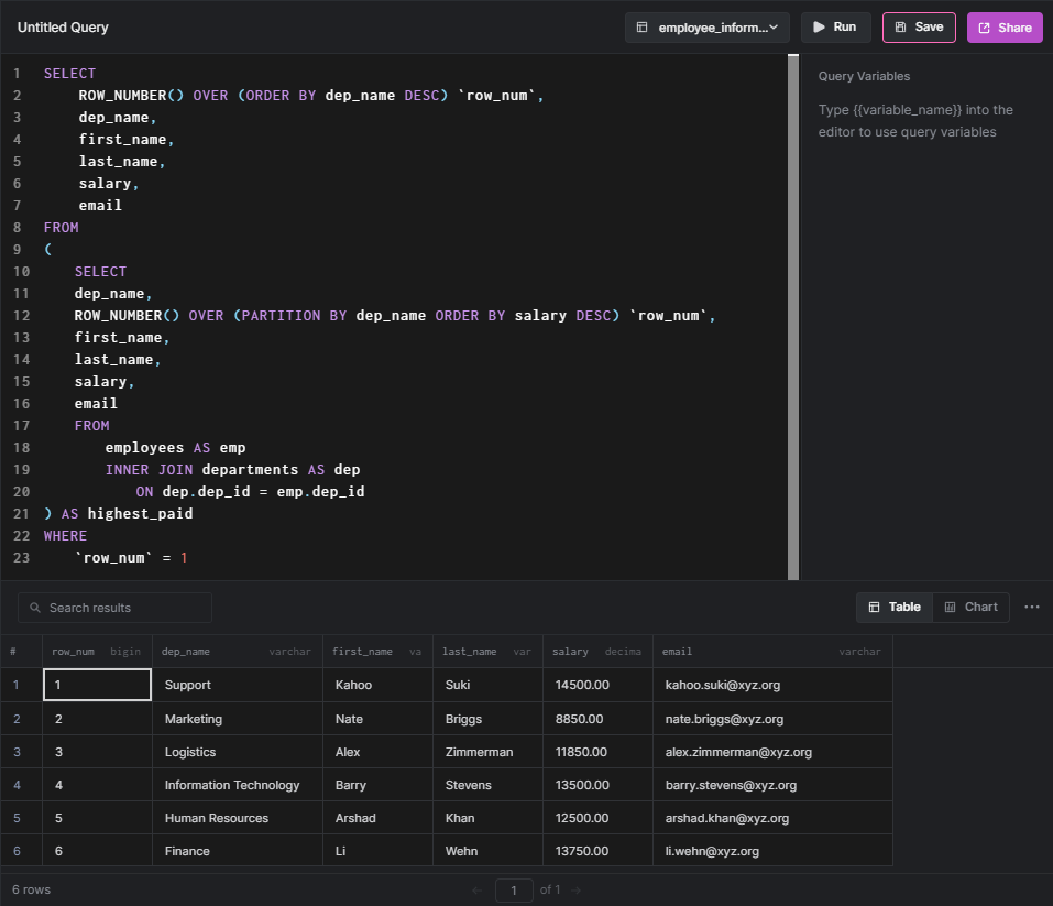 Use MySQL Window Functions to Get More out of Your Data