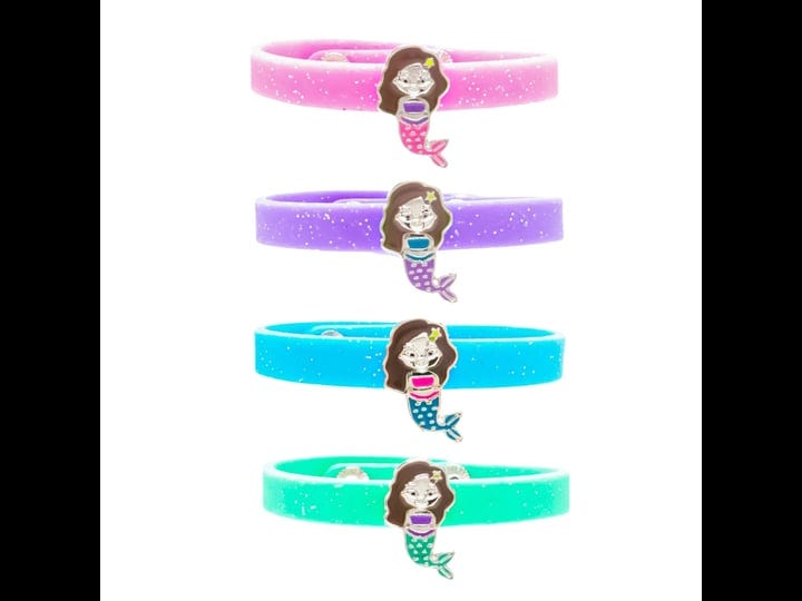 4-pcs-mermaid-charm-glitter-silicone-snap-bracelets-for-girls-cute-gifts-for-tween-girl-valentines-d-1