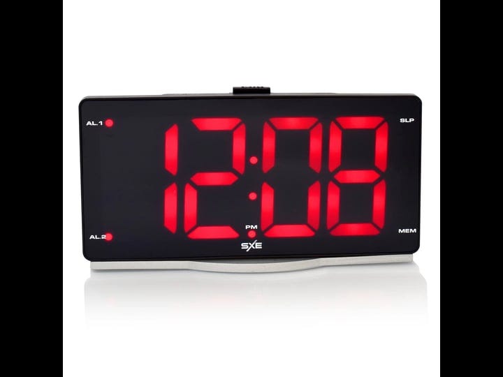 sxe-extra-large-time-display-alarm-clock-with-2-usb-charging-ports-black-1