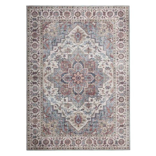 found-fable-chenille-printed-vintage-look-blue-medallion-area-rug-5x7-sold-by-at-home-1