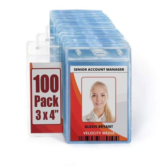 mifflin-plastic-card-holder-vertical-4x3-inch-quick-load-no-zipper-name-id-badge-clear-bulk-100-pack-1
