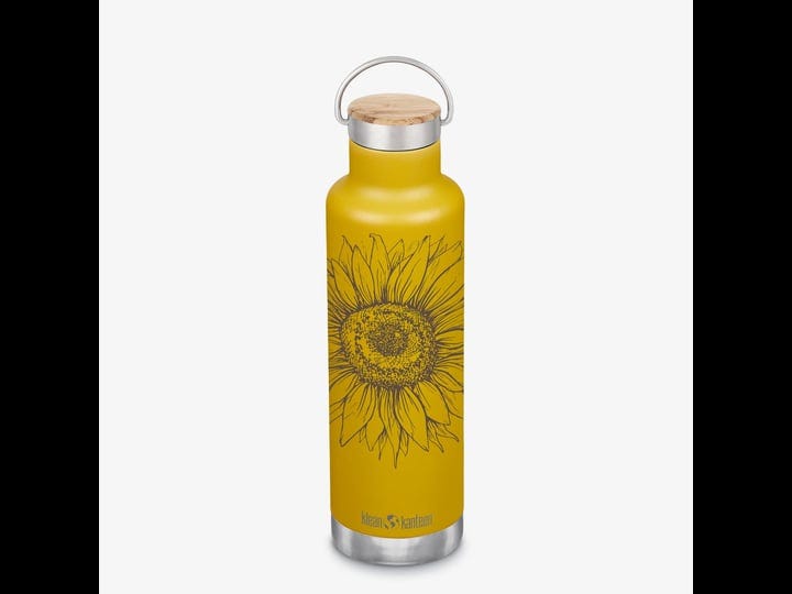 klean-kanteen-25oz-insulated-classic-bottle-w-bamboo-cap-sunflower-1010922