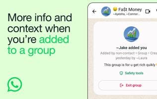 Whatsapp's New Context Card: Effortlessly Exit Suspicious Group Chats