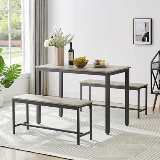 euroco-43-3-inch-dining-room-table-set-3-piece-breakfast-nook-dining-table-set-with-two-benches-dini-1