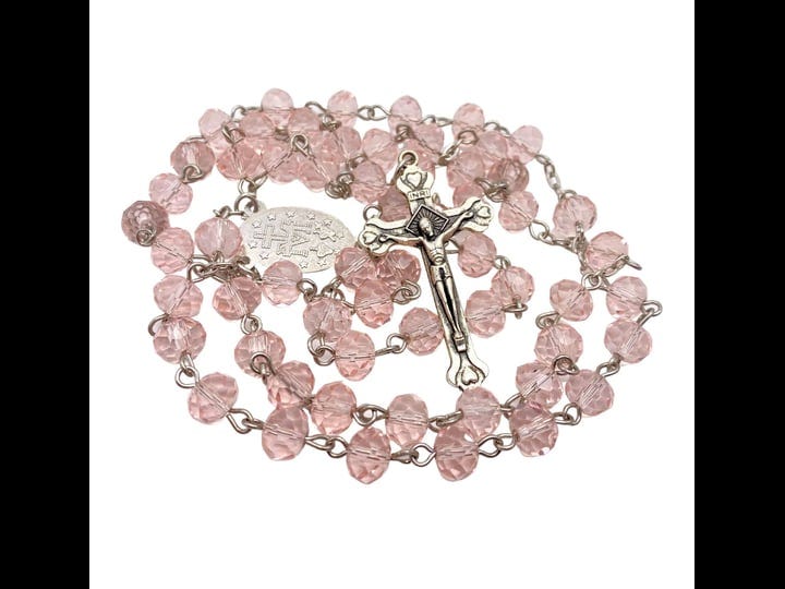 nazareth-store-pink-pearl-beads-rosary-necklace-silver-long-beaded-chain-necklace-miraculous-medal-a-1