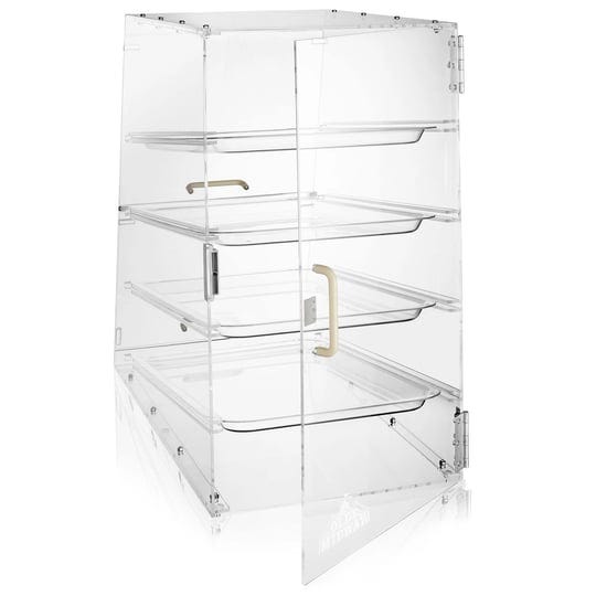 olde-midway-4-tier-acrylic-bakery-display-case-with-trays-1