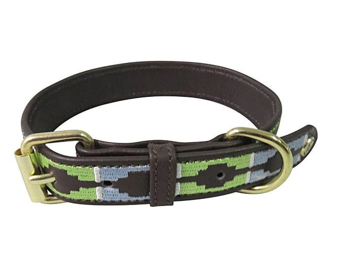 halo-cal-leather-dog-collar-brown-cashmere-blue-lime-green-1