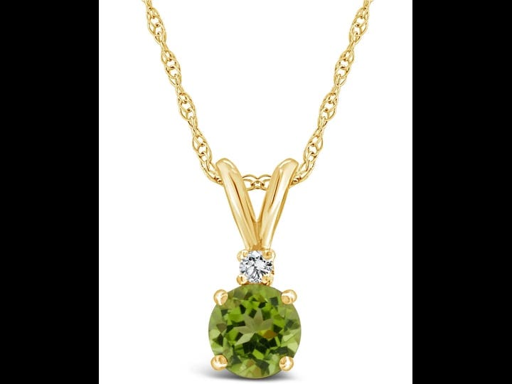 peridot-1-ct-t-w-and-diamond-accent-pendant-necklace-14k-yellow-gold-peridot-1