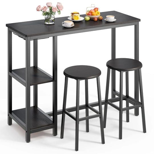 qsun-bar-table-and-chairs-set-of-2-3-piece-bar-table-set-with-2-storage-shelves-wine-glass-holder-fo-1