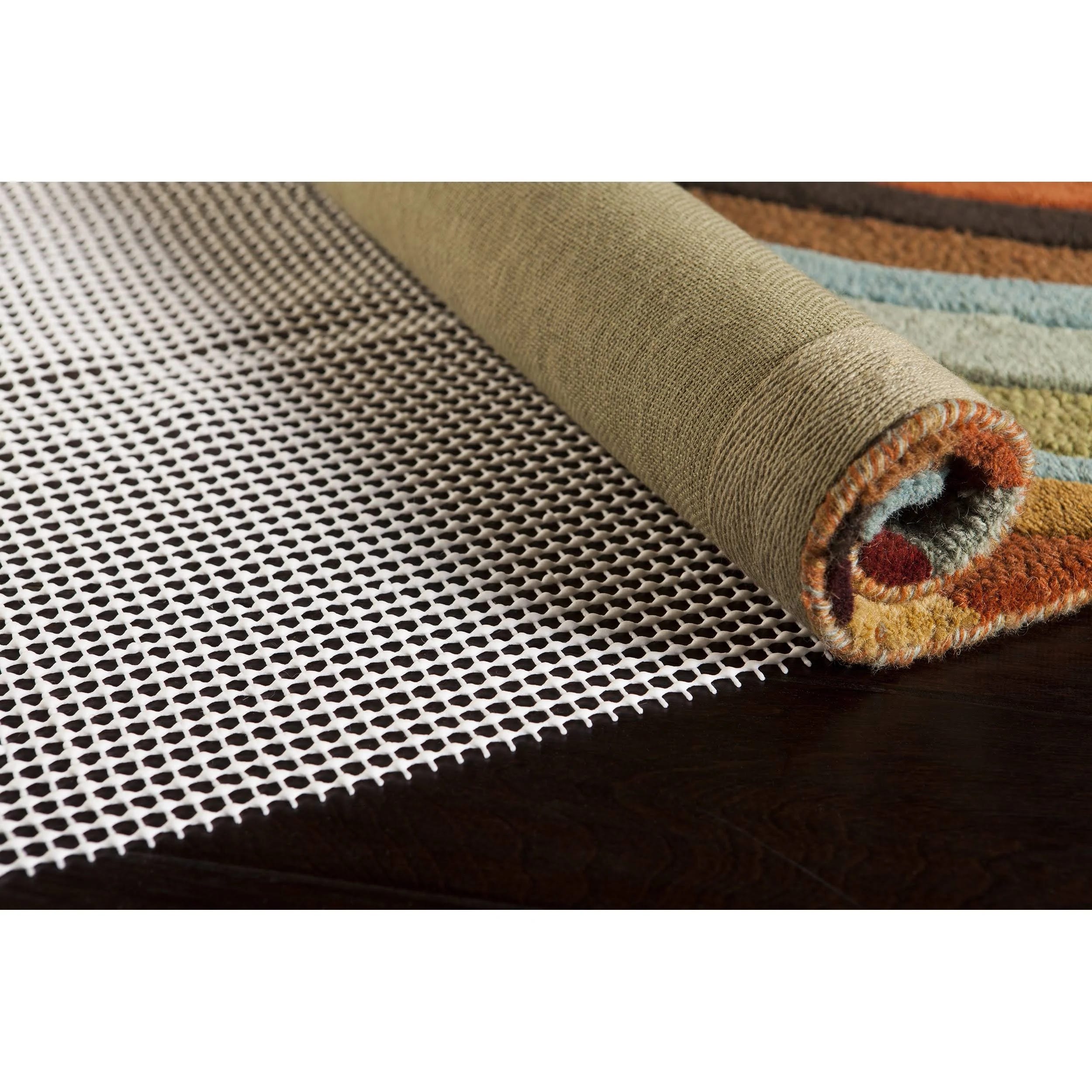 White Reversible Rug Pad for Hard Surface Floors (9' x 12') | Image