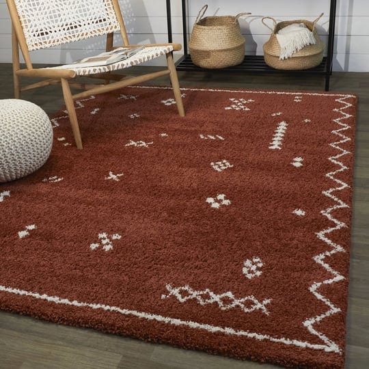 balta-eila-geometric-southwestern-shag-area-rug-53-x-7-rust-1