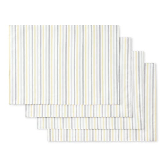 martha-stewart-daisy-stripe-placemat-set-4-pack-grey-yellow-13x17-5-1
