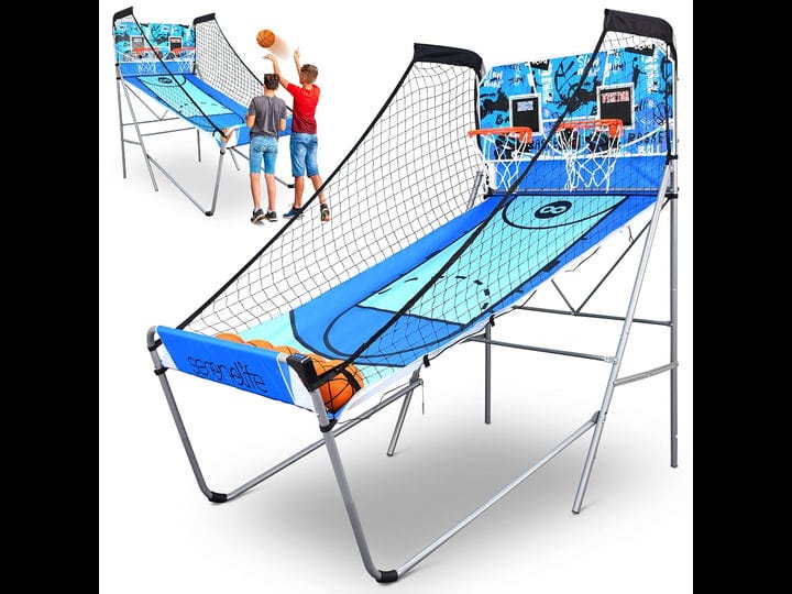 serenelife-arcade-basketball-game-indoor-shootout-heavy-duty-foldable-dual-hoop-with-electronic-shot-1