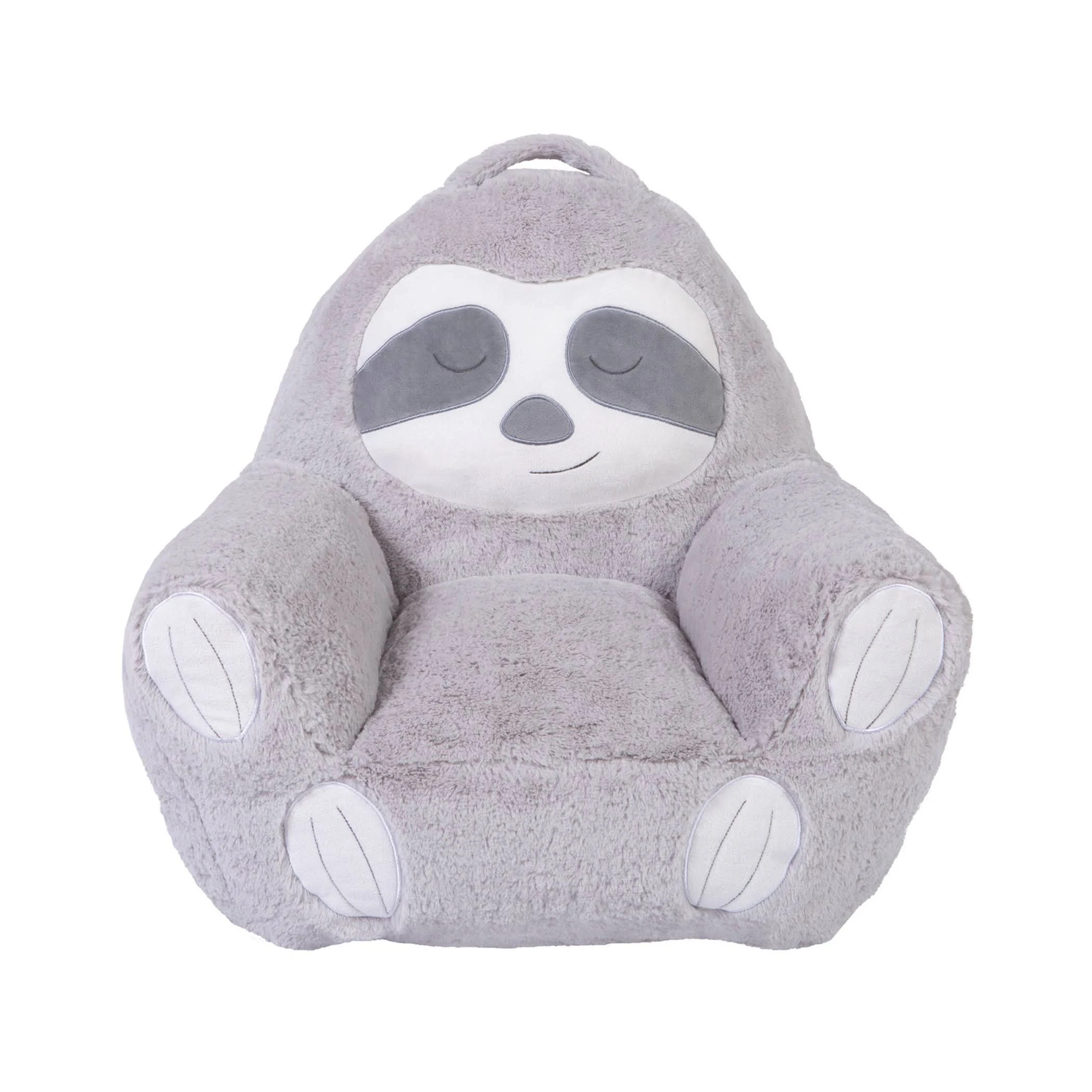 Sloth-Inspired Plush Kids Chair for Reading and Relaxing | Image