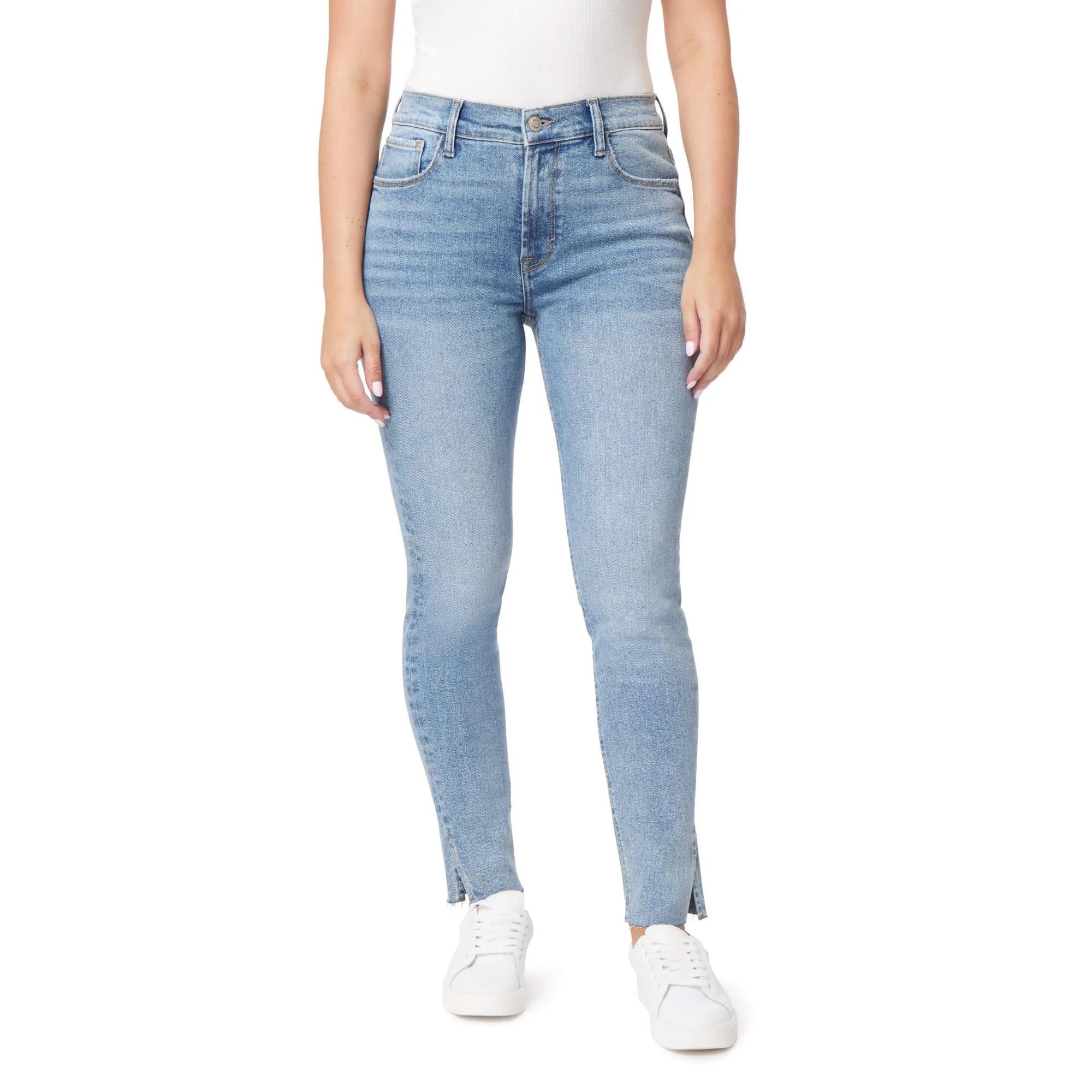 High-Rise Skinny Jeans with Raw Hem and Stretch - Marina at Nordstrom Rack | Image