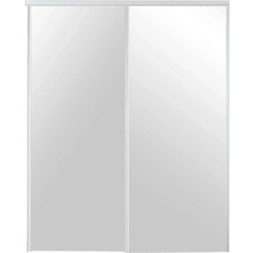 White Mirrored Sliding Door by TRUporte | Image
