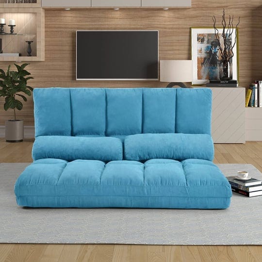 blue-nordic-creative-twin-king-double-chaise-lounge-sofa-floor-couch-daybed-with-2-pillows-space-sav-1