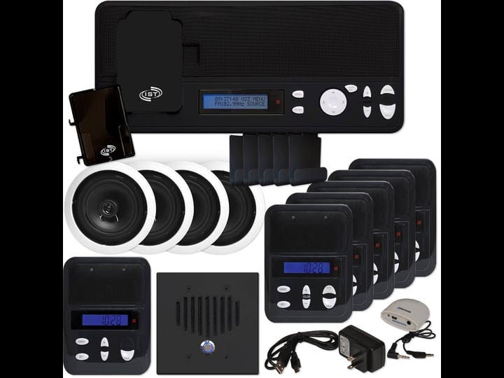 ist-i2000mcpacb-music-intercom-deluxe-5-room-kit-with-speakers-1