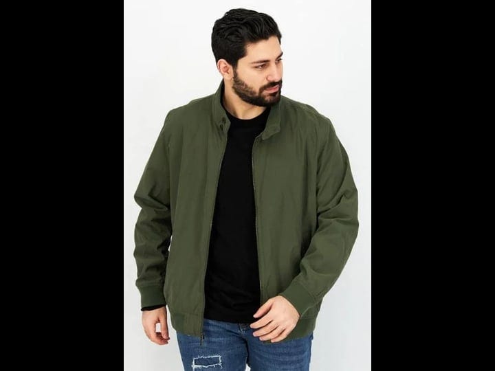 club-room-mens-bomber-jacket-olive-green-small-1