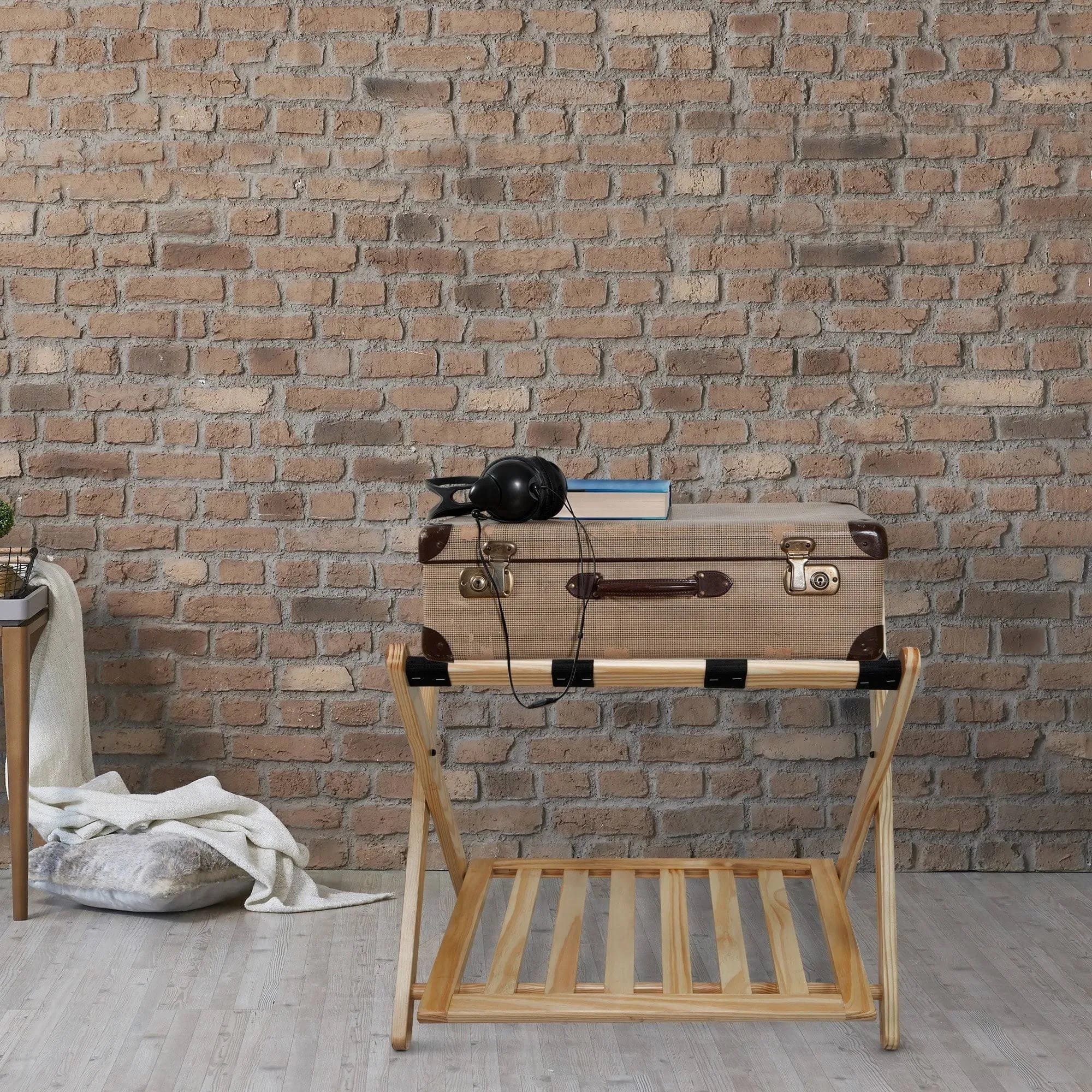 Casual Home Hotel-Style Folding Luggage Rack for Hassle-Free Check-In | Image