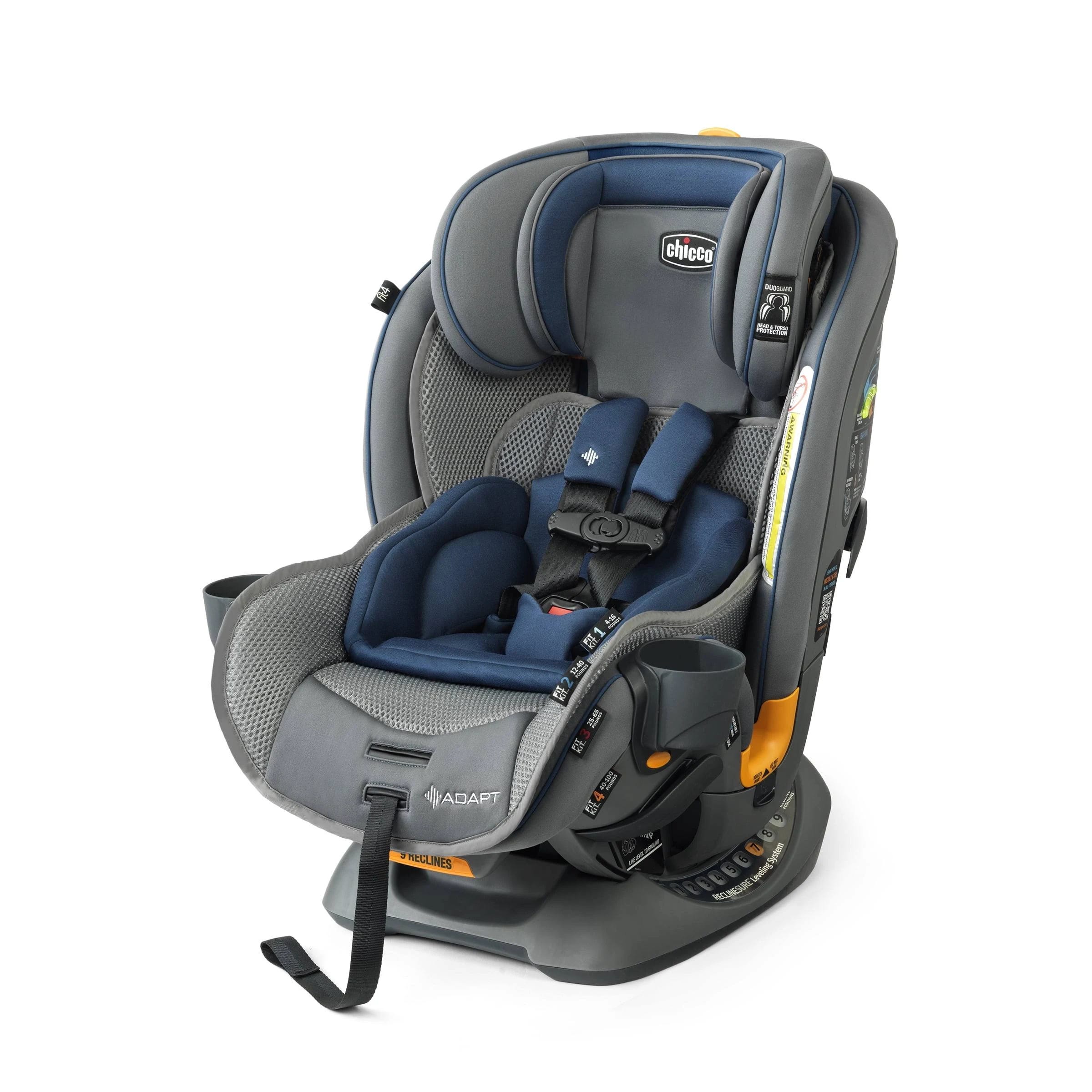 Chicco Fit4 Adapt 4-in-1 Convertible Car Seat - Grey | Image