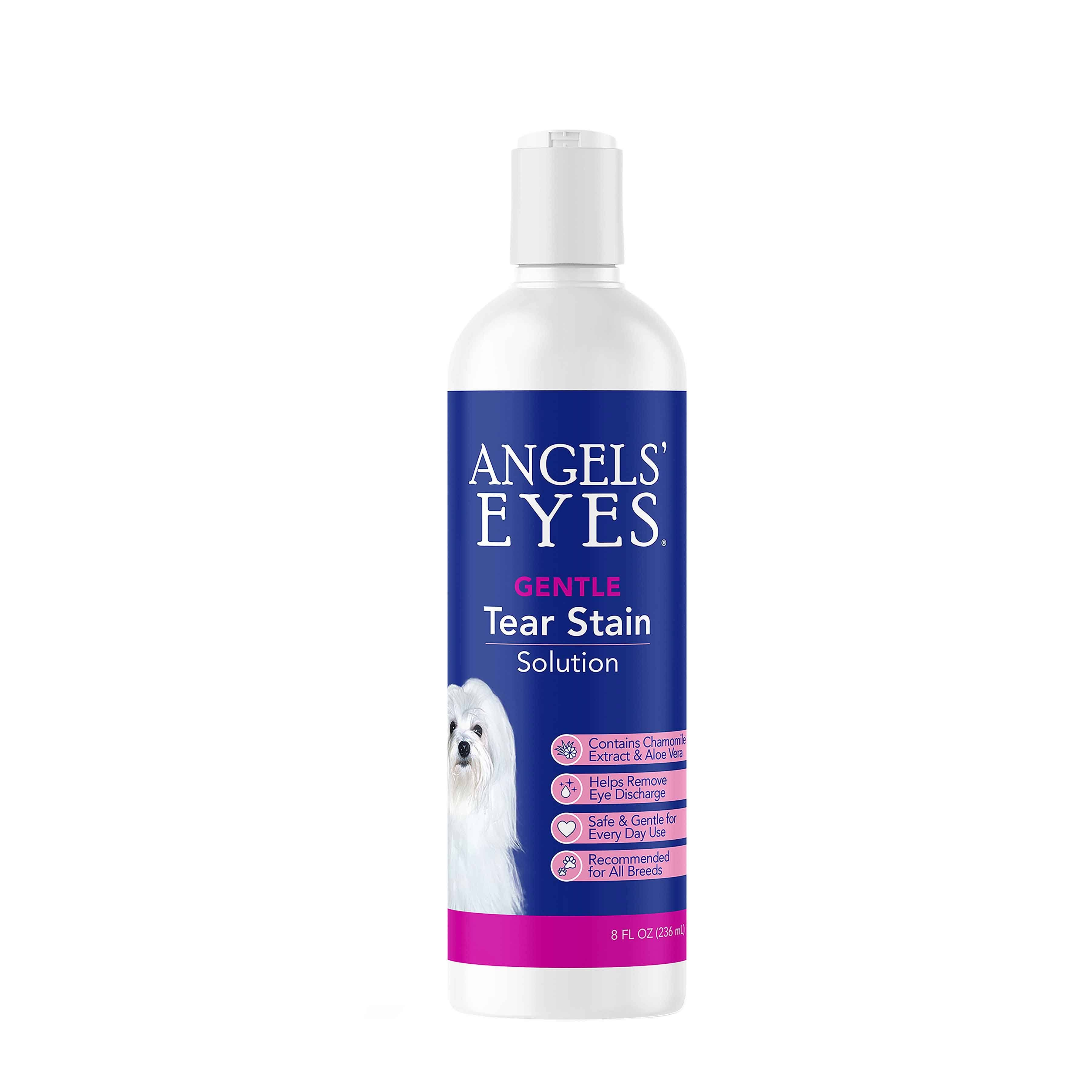 Angels' Eyes Dog Tear Stain Solution: Gentle, All-Ages Eye Cleaner for Dogs and Cats | Image