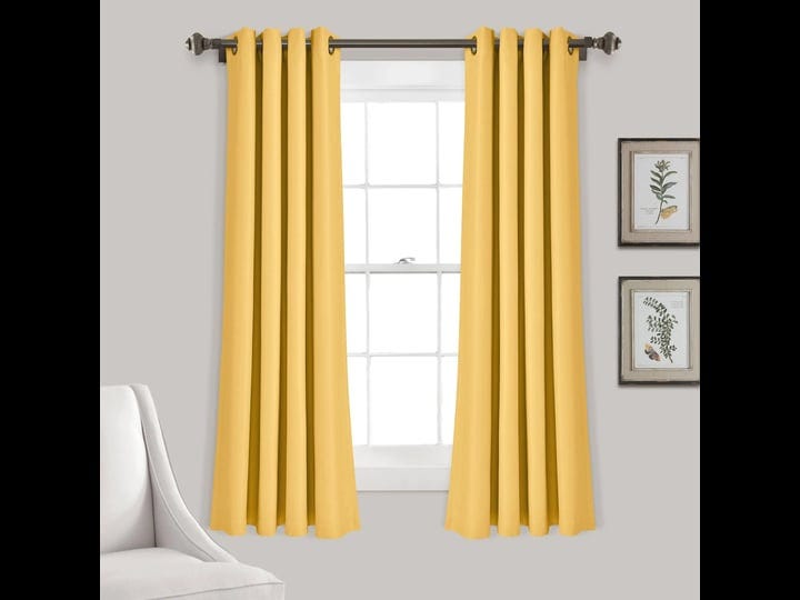 lush-d-cor-insulated-grommet-blackout-window-curtain-panels-yellow-52x63-set-1