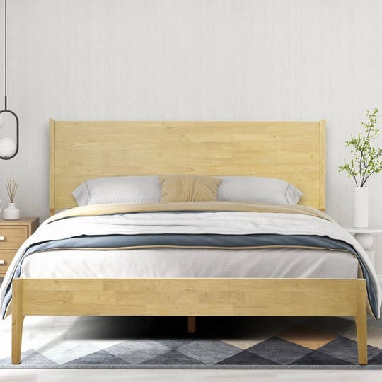 haven-solid-wood-bed-frame-with-headboard-scandinavian-platform-bed-acacia-color-oak-size-king-1