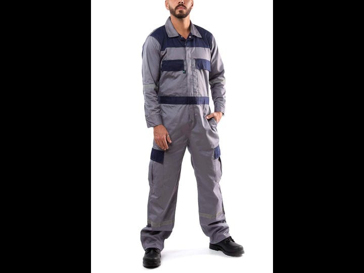 kolossus-deluxe-long-sleeve-cotton-blend-coverall-with-enhanced-visibility-large-gray-navy-blue-1