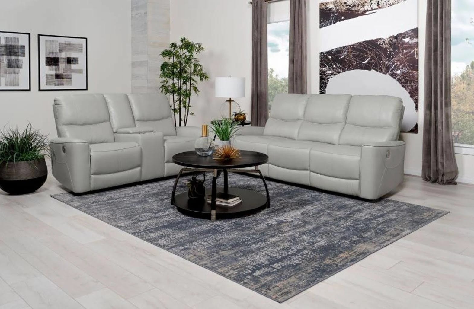 Luxurious Reclining Sofa Set for Cozy Living | Image