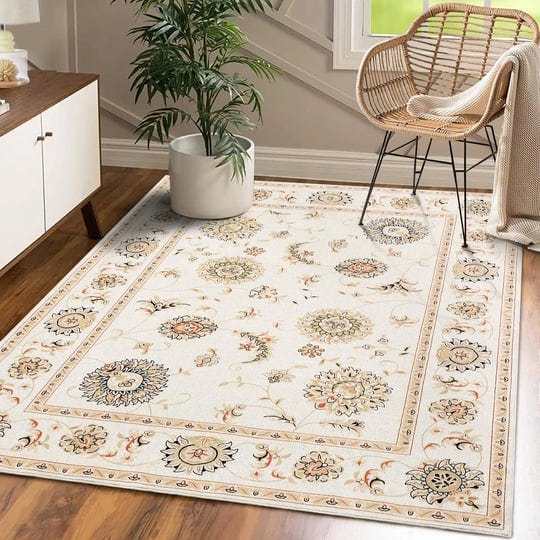 caromio-9x12-area-rug-floral-washable-area-rug-non-slip-bohemian-throw-carpet-indoor-boho-rug-vintag-1