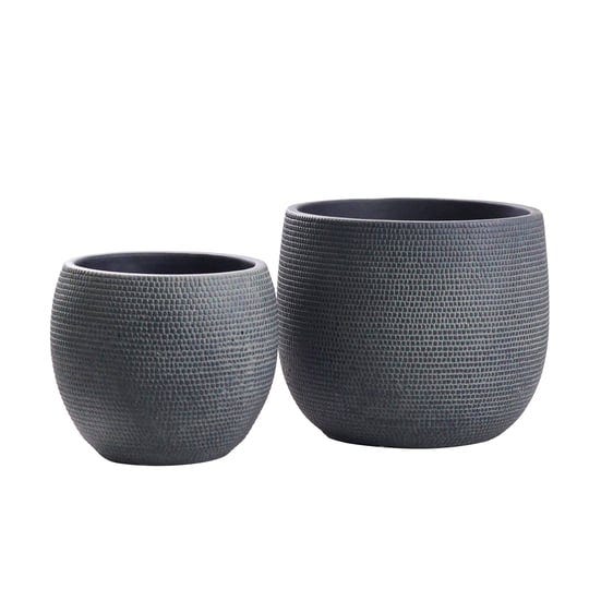 olly-rose-barcelona-ceramic-plant-pot-set-2-indoor-outdoor-planters-black-1