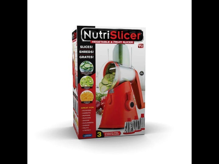 as-seen-on-tv-nutrislicer-3-in-1-countertop-vegetable-and-fruit-slicer-red-1