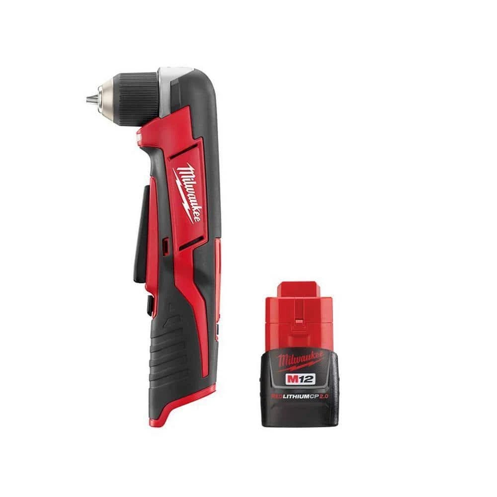 Milwaukee 12-Volt Lithium-Ion Right Angle Drill Kit | Image