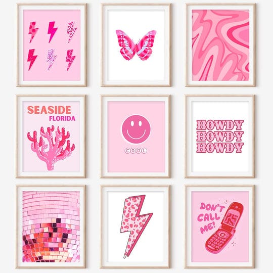 gensteuo-9pcs-cute-preppy-room-decor-aesthetic-wall-art-posters-paintings-cute-pictures-prints-for-b-1