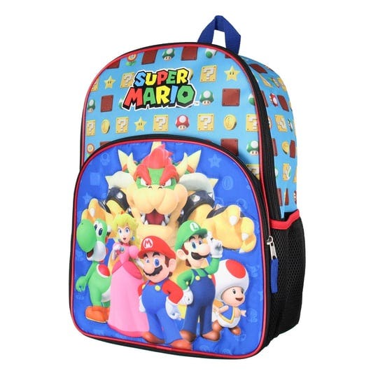 super-mario-bowser-luigi-princess-peach-16-kids-bag-school-travel-backpack-1