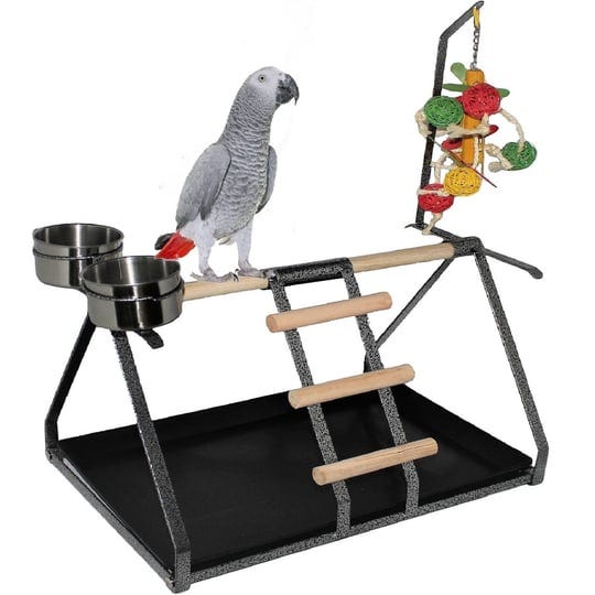 parrot-bird-perch-table-top-stand-metal-wood-2-steel-cups-play-medium-large-breeds-1