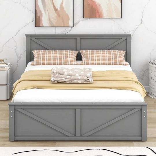 queen-king-size-wooden-platform-bed-with-four-storage-drawers-and-support-legs-grey-1