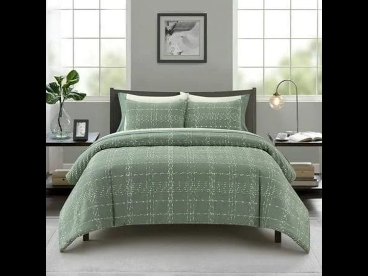 better-homes-gardens-7-piece-plaid-green-bed-in-a-bag-comforter-set-with-sheets-queen-1