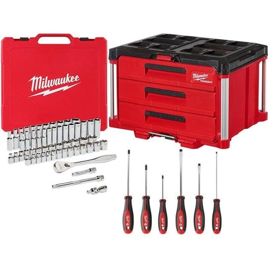 milwaukee-3-8-in-drive-sae-metric-mechanics-tool-set-62-piece-with-packout-3-drawer-tool-box-1