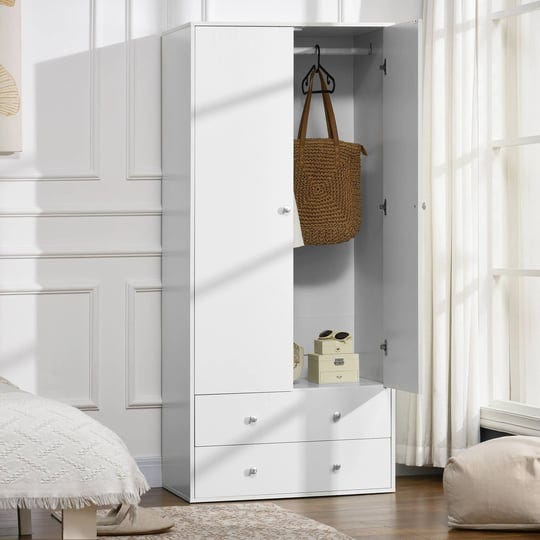 homcom-wardrobe-closet-armoire-with-drawers-and-hanging-rail-for-bedroom-clothes-storage-and-organiz-1