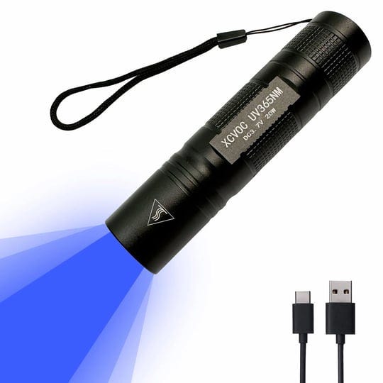 xcvoc-uv-blacklight-flashlight-with-filter-rechargeable-365nm-shortwave-uv-light-for-minerals-rock-h-1