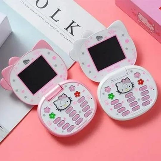 gq-sanrio-k688-small-mobile-phone-kawaii-hello-kitty-flip-mobile-phone-cartoon-cute-student-children-1